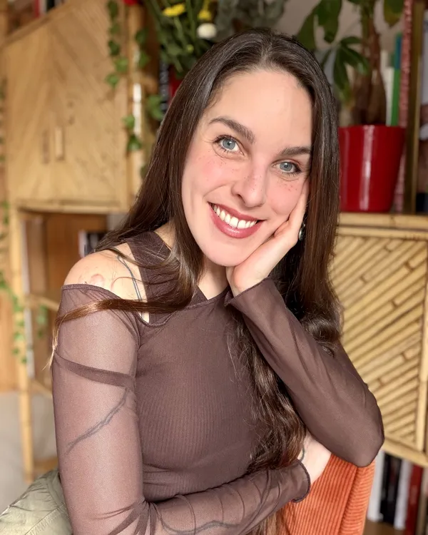 Retrato de Amarna Miller, fotografada por Amarna Miller